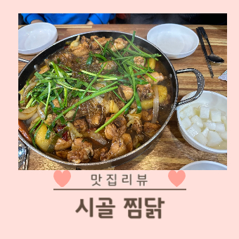 안동 찜닭골목 시골찜닭 후기|볶음밥과 아기의자 정보 대표 이미지